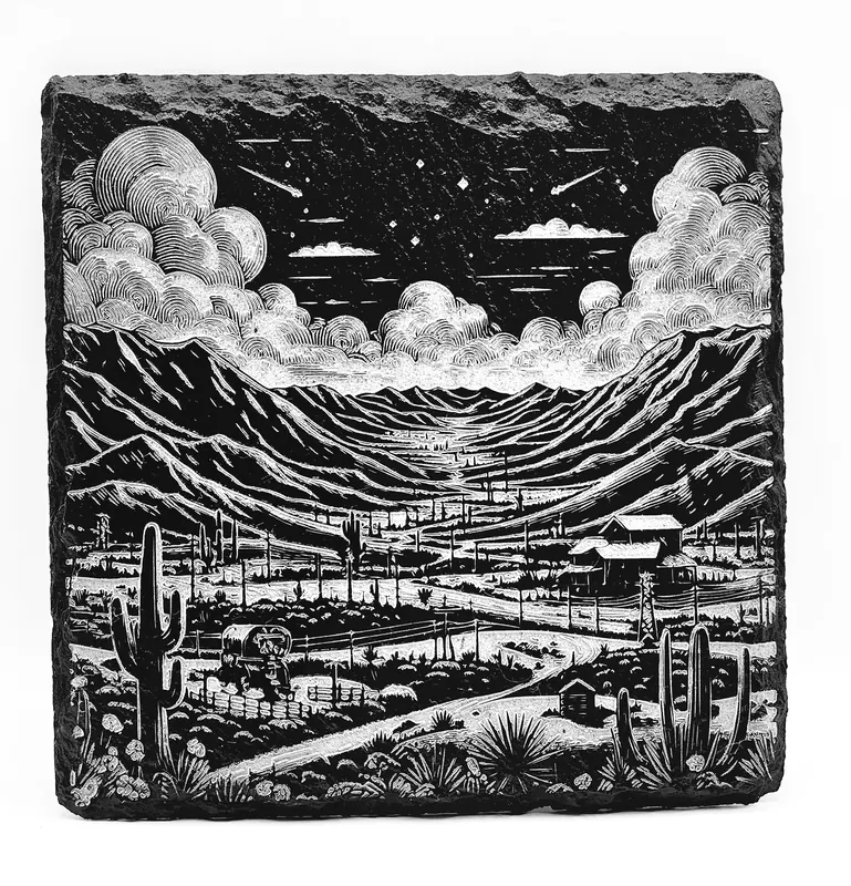 Engraved Tile - Custom ceramic engraving